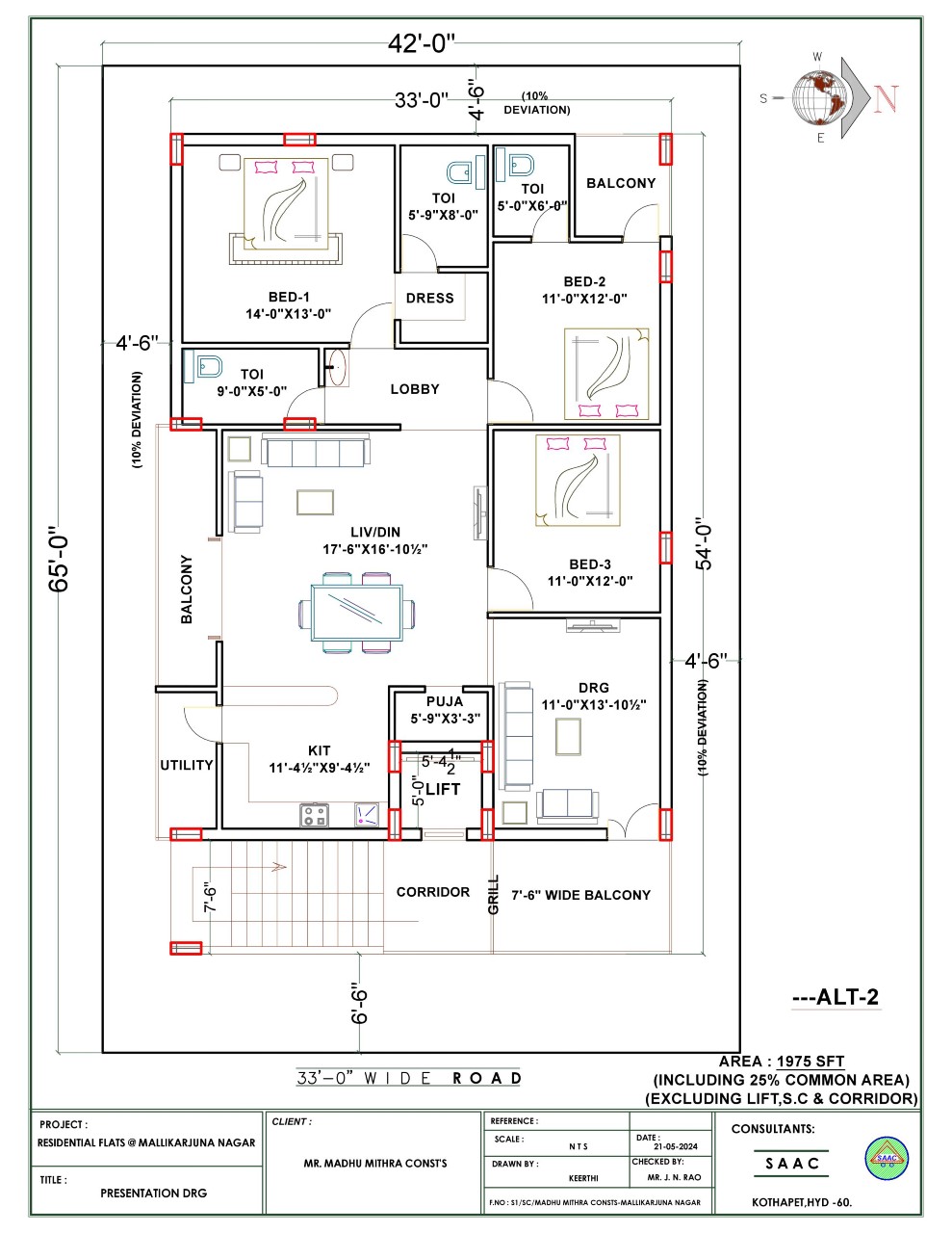 MADHU MITHRA CONSTS-MALLIKARJUNA NAGAR-the-golden-gate-abode-madhu-mithra-developers